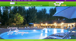 Desktop Screenshot of campinglesborgnes.fr
